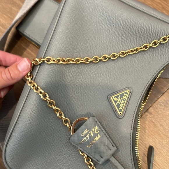 Prada Re-Edition 2005 Saffiano leather bag, grey - Picture 15 of 15